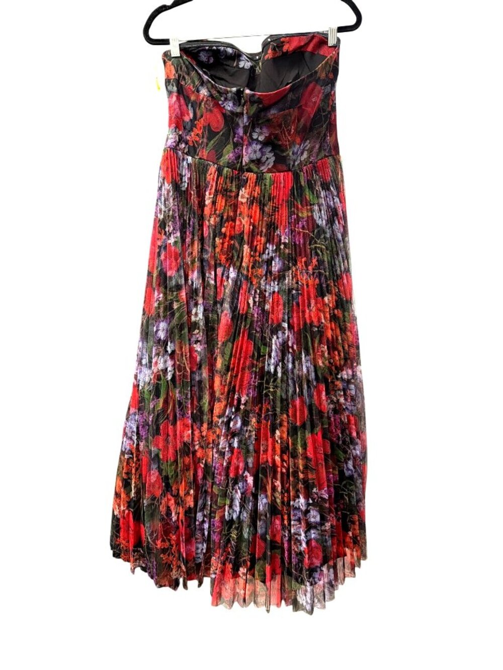 Hutch Alba Floral Strapless Mesh Maxi Corset Dress Gown Sz 10 NEW - Picture 8 of 9